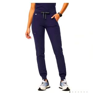 Medium Tall Navy blue Figs jogger scrub pants
